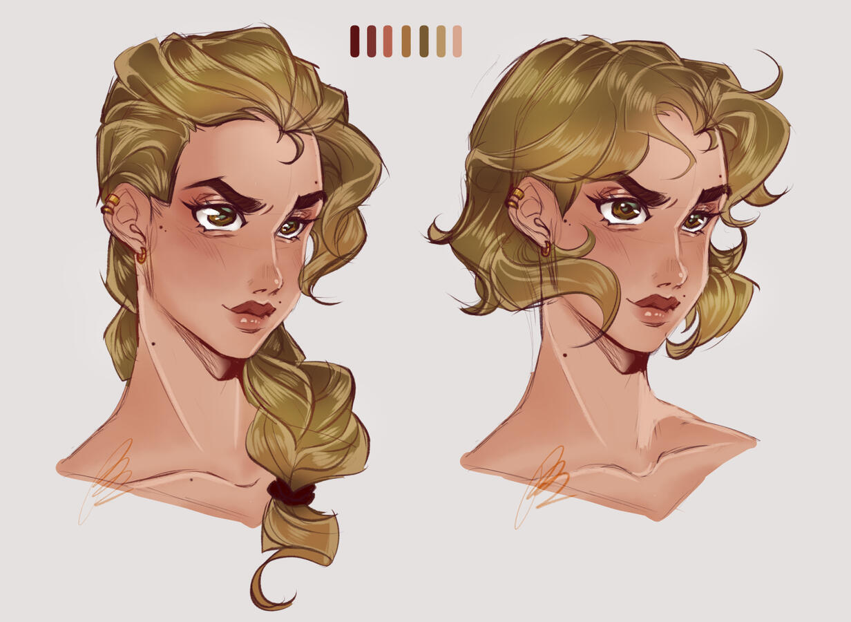 Noor [Character Design Sketch]